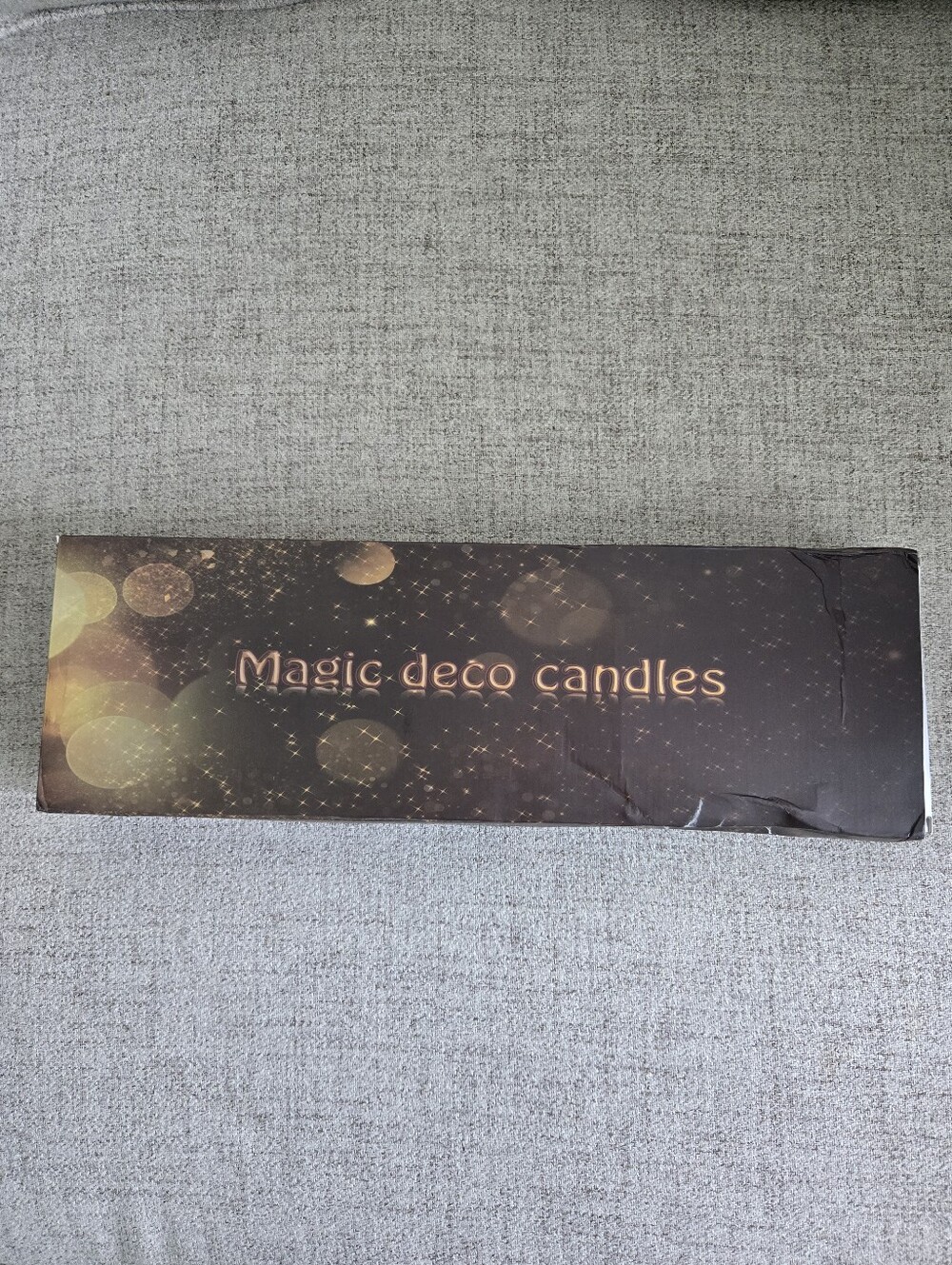 Gold and White Deco Candles